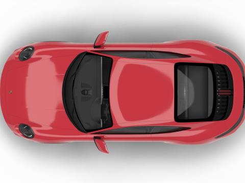 Porsche 911 Carrera 2025 S 3D Модель
