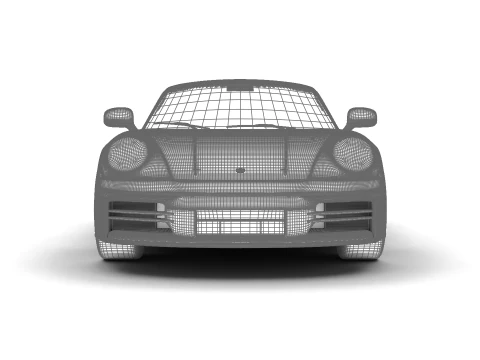 Порше 911 Каррера 2025 S 3D Модель