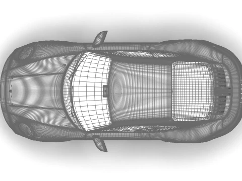 Порше 911 Каррера 2025 S 3D Модель