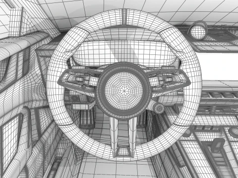 Порше 911 Каррера 2025 S 3D Модель