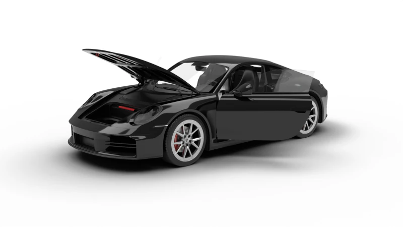 Porsche 911 Carrera 2025 S Genel Merkez 3D Model .c4d .max .obj .3ds .fbx .stl .blend 