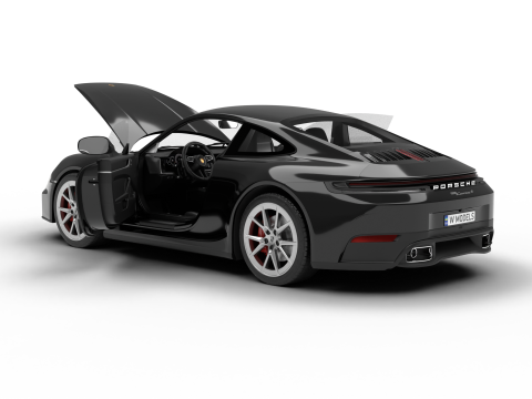 Porsche 911 Carrera 2025 S HQ Modèle 3D
