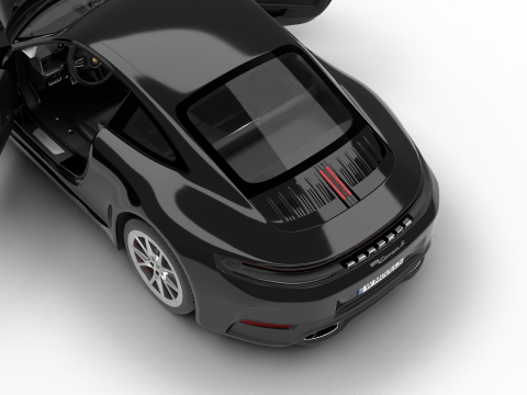 Porsche 911 Carrera 2025 S HQ Modèle 3D