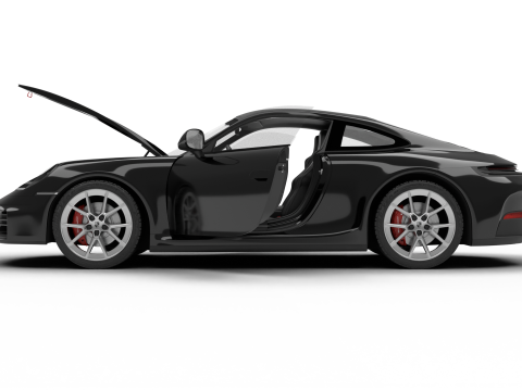 Porsche 911 Carrera 2025 S HQ Modèle 3D