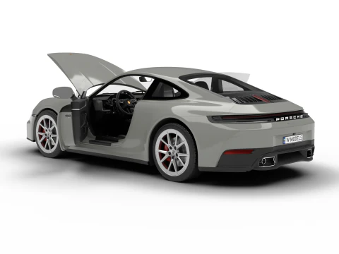 Porsche 911 Carrera 2025 S Genel Merkez 3D Model