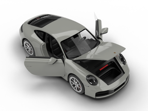 Porsche 911 Carrera 2025 S HQ 3D Model