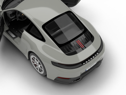 Porsche 911 Carrera 2025 S HQ 3D Model