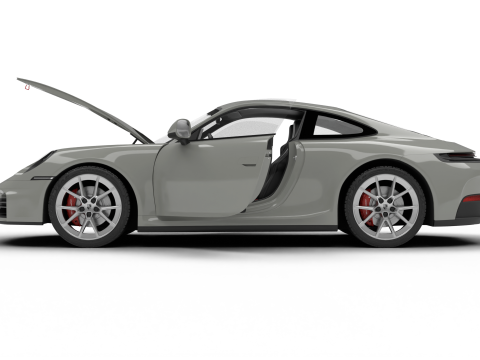 Porsche 911 Carrera 2025 S HQ 3D Model