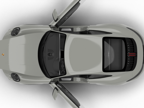 Porsche 911 Carrera 2025 S HQ 3D Model