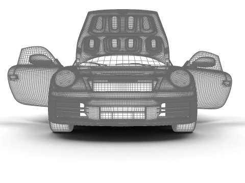 Porsche 911 Carrera 2025 S HQ 3D Model