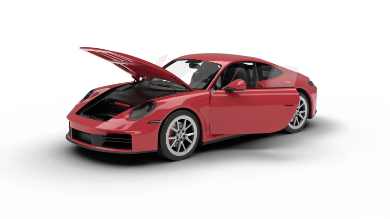 Porsche 911 Carrera 2025 S Genel Merkez 3D Model .c4d .max .obj .3ds .fbx .stl .blend 