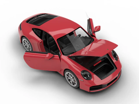 Porsche 911 Carrera 2025 S Genel Merkez 3D Model