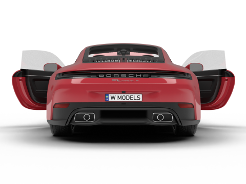Porsche 911 Carrera 2025 S HQ Modello 3D