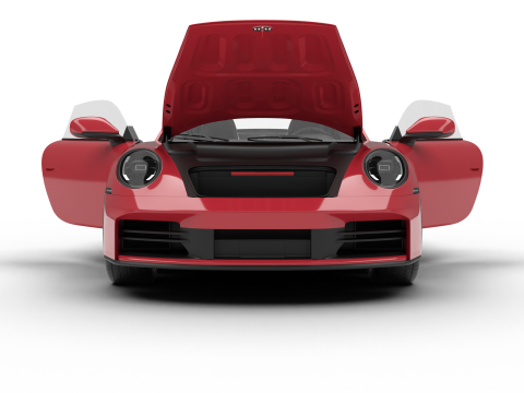 Porsche 911 Carrera 2025 S HQ Modello 3D