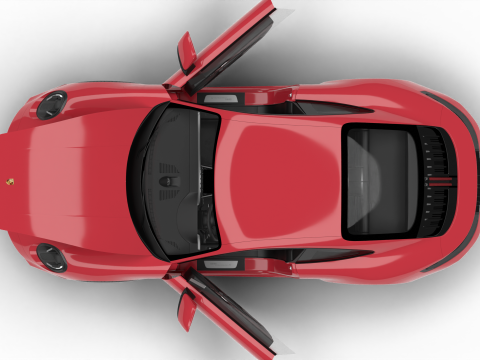 Porsche 911 Carrera 2025 S HQ Modello 3D