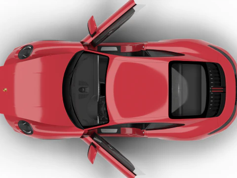 Porsche 911 Carrera 2025 S Genel Merkez 3D Model