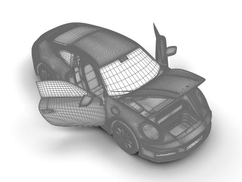 Porsche 911 Carrera 2025 S HQ Modello 3D