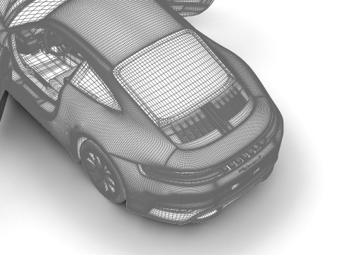 Porsche 911 Carrera 2025 S HQ Modello 3D
