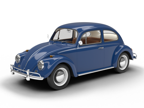 Volkswagen Beetle 1300 1963 3D-Modell