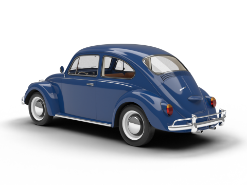 Volkswagen Beetle 1300 1963 Modelo 3D