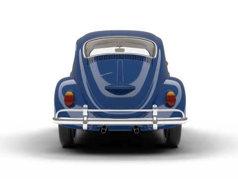 Volkswagen Beetle 1300 1963 Modelo 3D