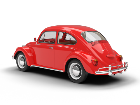 Volkswagen Beetle 1300 1963 Modelo 3D