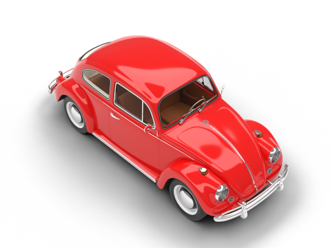 Volkswagen Beetle 1300 1963 Modelo 3D