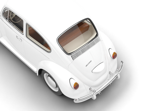 Volkswagen Beetle 1300 1963 3D Model