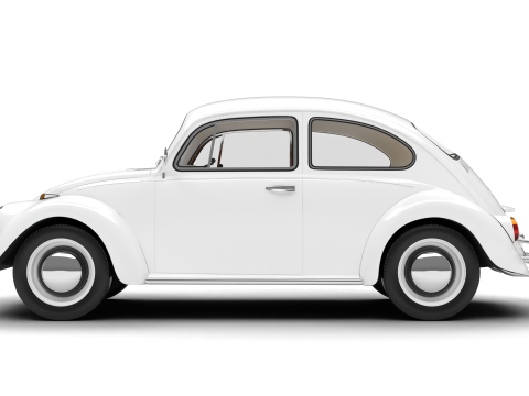 Volkswagen Beetle 1300 1963 3D Model