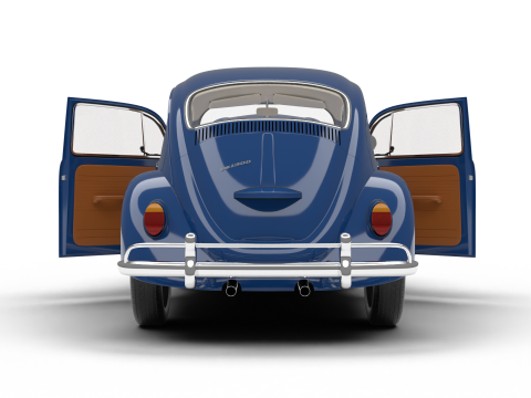 Volkswagen Beetle 1300 1963 HQ Modelo 3D
