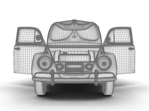 Volkswagen Beetle 1300 1963 HQ Modelo 3D