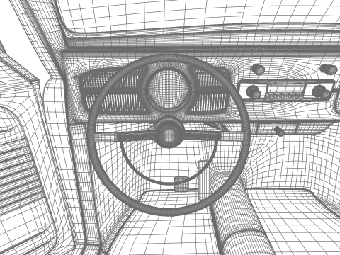 Volkswagen Beetle 1300 1963 HQ Modelo 3D