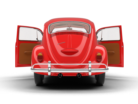 Volkswagen Beetle 1300 1963 HQ Modello 3D