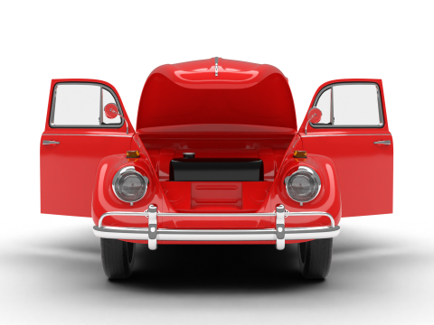 Volkswagen Beetle 1300 1963 HQ Modello 3D