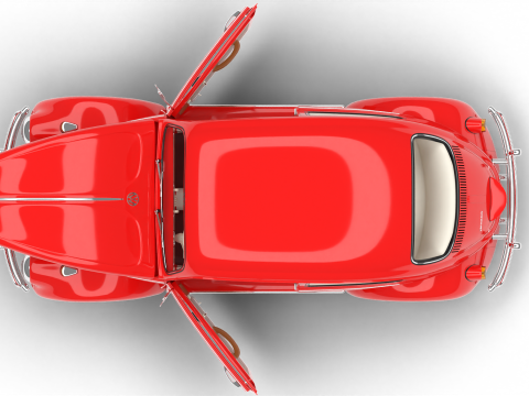 Volkswagen Beetle 1300 1963 HQ Modello 3D