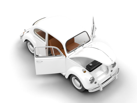 Volkswagen Beetle 1300 1963 HQ Modello 3D