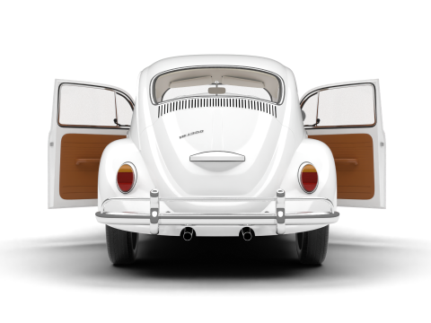 Volkswagen Beetle 1300 1963 HQ Modello 3D