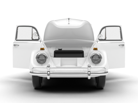 Volkswagen Beetle 1300 1963 HQ Modello 3D
