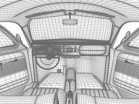 Volkswagen Beetle 1300 1963 HQ 3D Model
