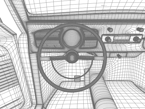 Volkswagen Beetle 1300 1963 HQ 3D Model