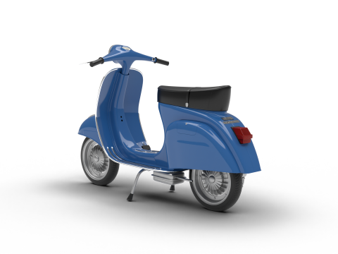 Vespa 125 ET3 1967 3D Model