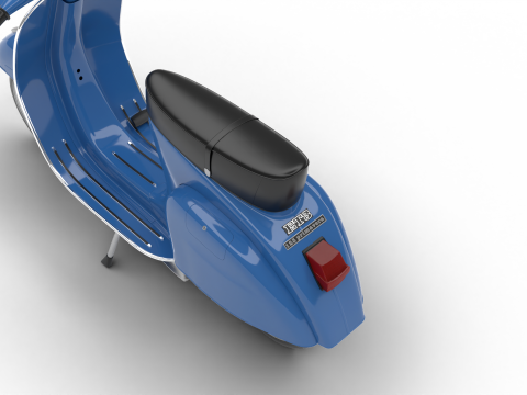 Vespa 125 ET3 1967 3D Model