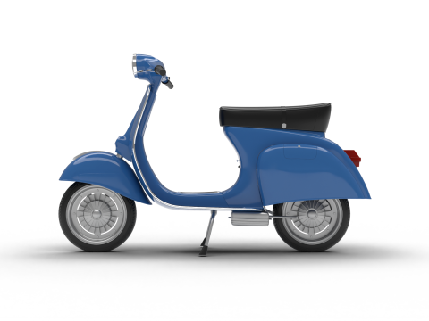 Vespa 125 ET3 1967 3D Model