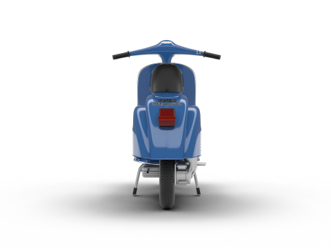 Vespa 125 ET3 1967 3D Model