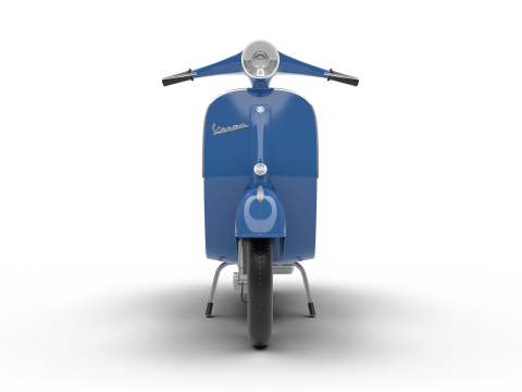 Vespa 125 ET3 1967 3D Model