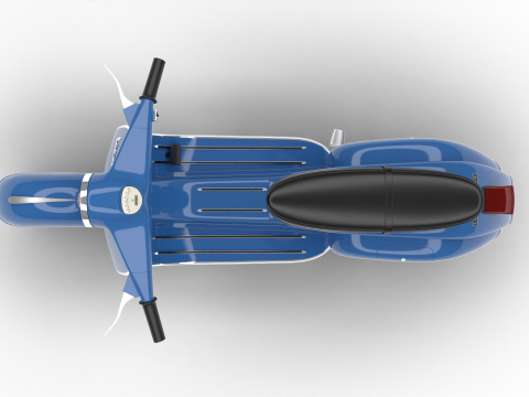 Vespa 125 ET3 1967 3D Model