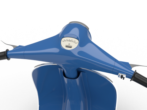 Vespa 125 ET3 1967 3D Model