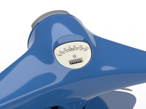 Vespa 125 ET3 1967 3D Model