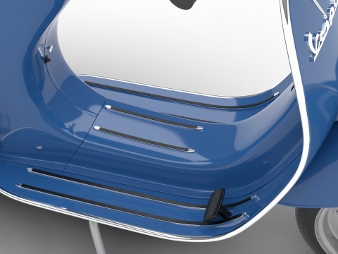 Vespa 125 ET3 1967 3D Model