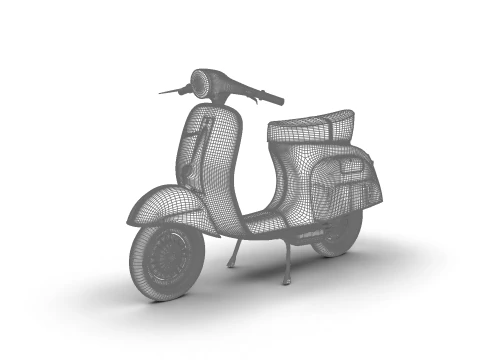 Vespa 125ET3 1967 Modello 3D